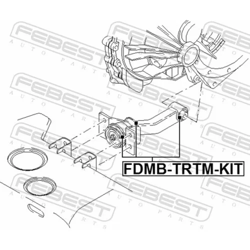 Uloženie motora FEBEST FDMB-TRTM-KIT - obr. 1