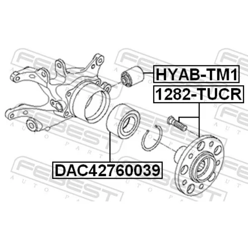 Uloženie riadenia FEBEST HYAB-TM1 - obr. 1