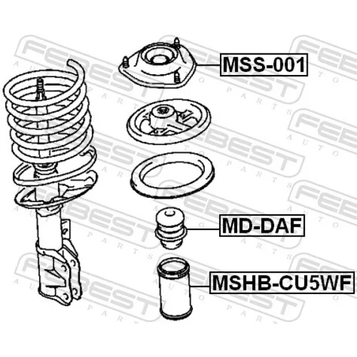Ložisko pružnej vzpery FEBEST MSS-001 - obr. 1