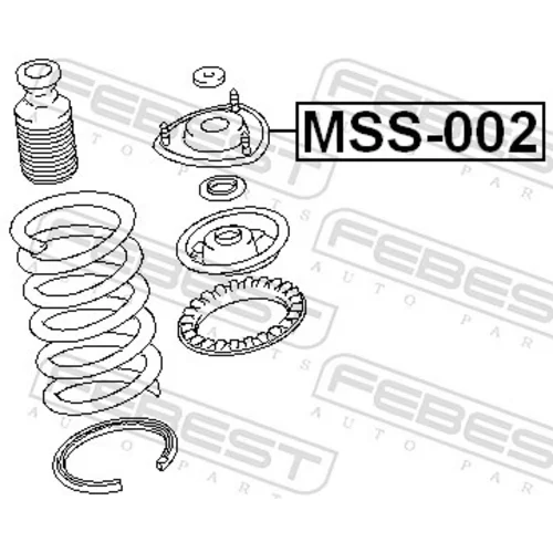 Ložisko pružnej vzpery FEBEST MSS-002 - obr. 1