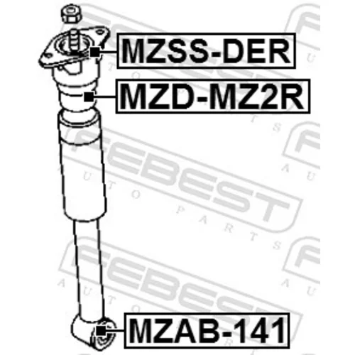 Puzdro, tlmič FEBEST MZAB-141 - obr. 1