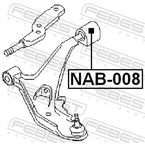 Uloženie riadenia FEBEST NAB-008 - obr. 1