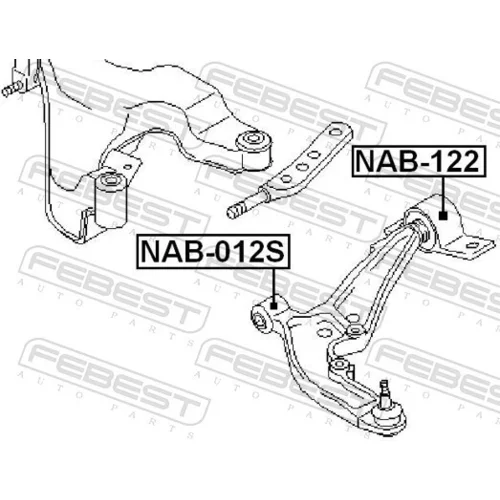 Uloženie riadenia FEBEST NAB-012S - obr. 1