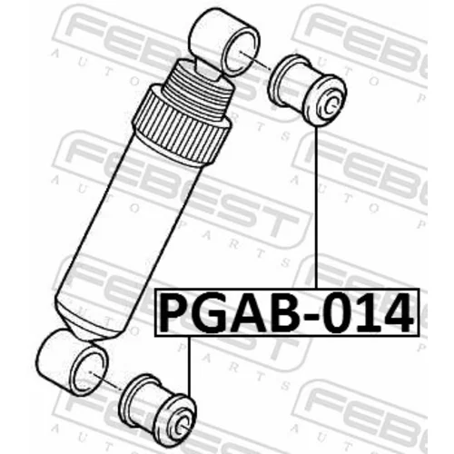 Puzdro, tlmič FEBEST PGAB-014 - obr. 1