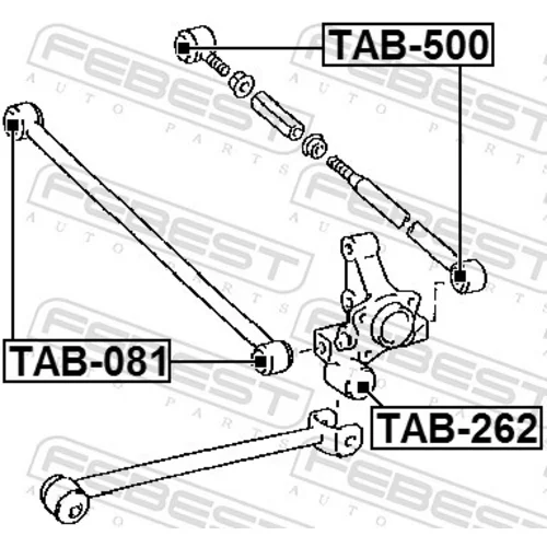 Uloženie riadenia FEBEST TAB-500 - obr. 1