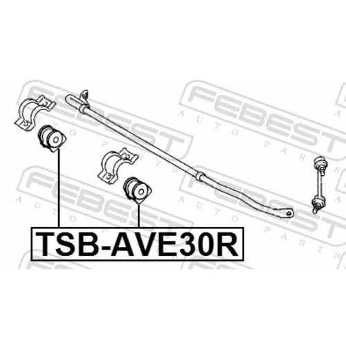 Uloženie priečneho stabilizátora FEBEST TSB-AVE30R - obr. 1