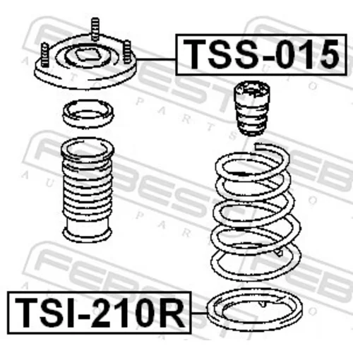 Tanier pružiny FEBEST TSI-210R - obr. 1