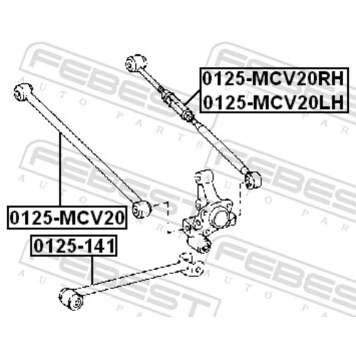 Rameno zavesenia kolies FEBEST 0125-MCV20 - obr. 1