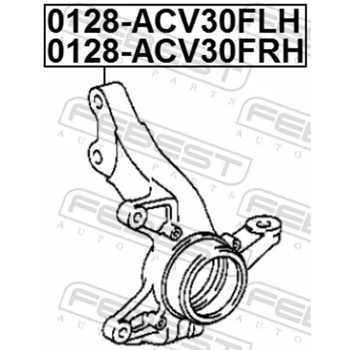 Čap nápravy zavesenia kolies FEBEST 0128-ACV30FRH - obr. 1