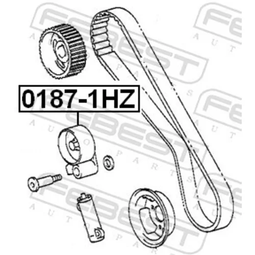 Napínacia kladka ozubeného remeňa FEBEST 0187-1HZ - obr. 1