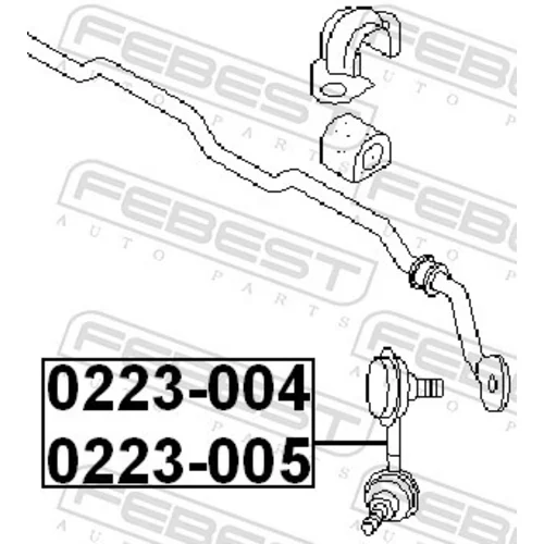 Tyč/Vzpera stabilizátora FEBEST 0223-004 - obr. 1