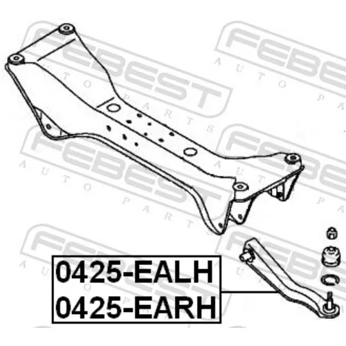 Rameno zavesenia kolies FEBEST 0425-EARH - obr. 1