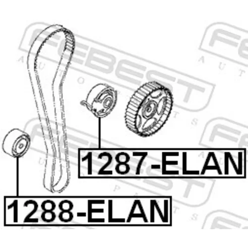 Napínacia kladka rebrovaného klinového remeňa FEBEST 1287-ELAN - obr. 1
