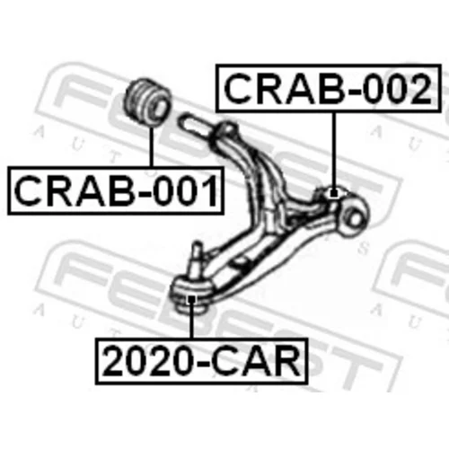 Zvislý/nosný čap FEBEST 2020-CAR - obr. 1