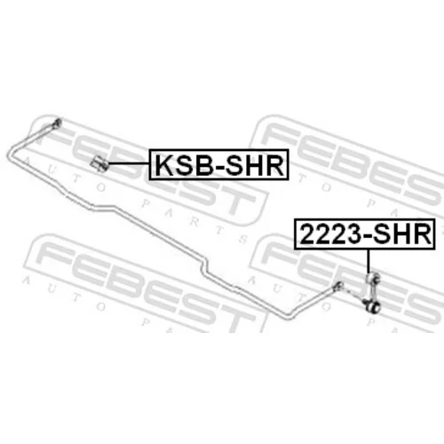 Tyč/Vzpera stabilizátora FEBEST 2223-SHR - obr. 1