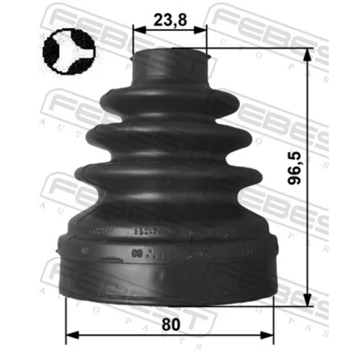 Manžeta hnacieho hriadeľa - opravná sada FEBEST 2515-C5X7 - obr. 1