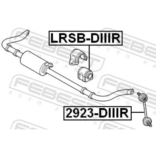 Tyč/Vzpera stabilizátora FEBEST 2923-DIIIR - obr. 1