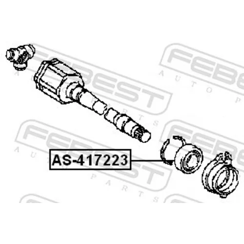 Ložisko hnacieho hriadeľa FEBEST AS-417223 - obr. 1