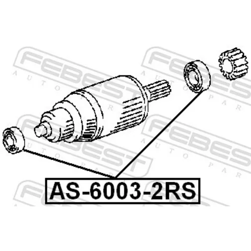 Ložisko FEBEST AS-6003-2RS - obr. 1