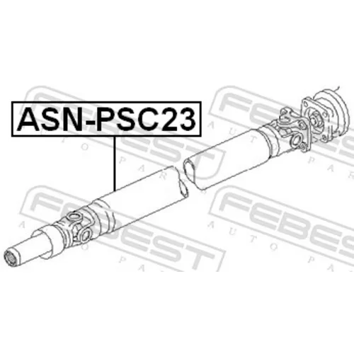 Kĺbový hriadeľ pohonu nápravy FEBEST ASN-PSC23 - obr. 1