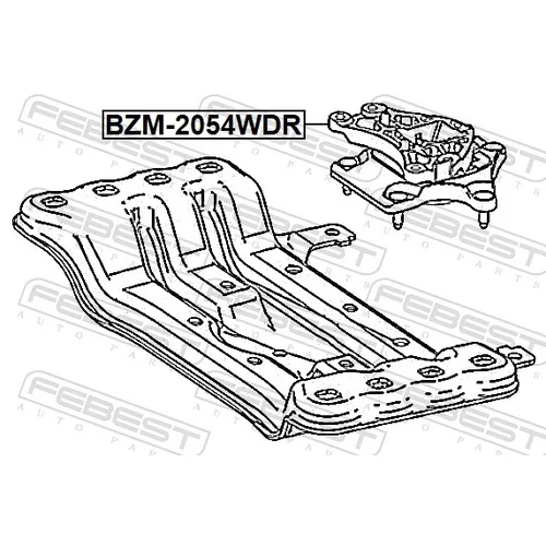 Uloženie automatickej prevodovky FEBEST BZM-2054WDR - obr. 1