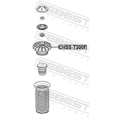 Opravná sada horného uloženia tlmiča FEBEST CHSS-T300F - obr. 1