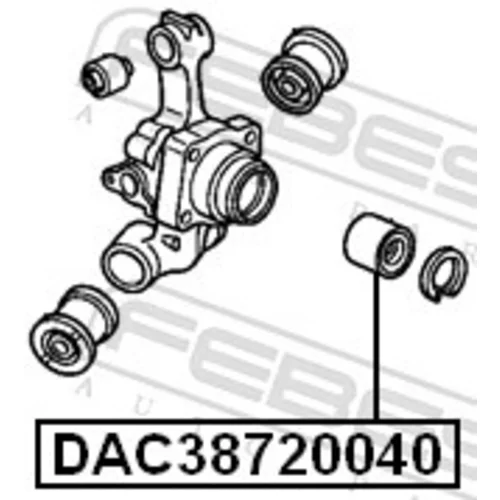 Ložisko kolesa DAC38720040 /FEBEST/ - obr. 1