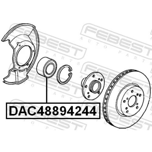 Ložisko kolesa FEBEST DAC48894244 - obr. 1