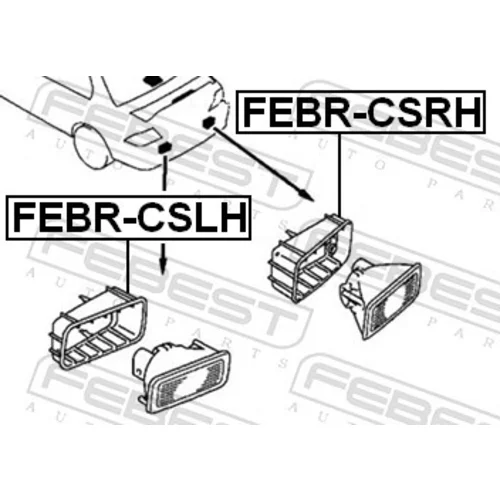 Rámik hmlového svetla FEBEST FEBR-CSLH - obr. 1