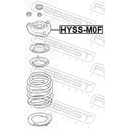 Ložisko pružnej vzpery HYSS-M0F /FEBEST/ - obr. 1