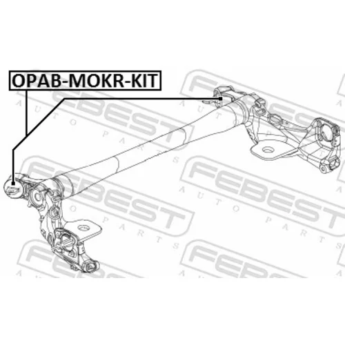 Opravná sada tela nápravy FEBEST OPAB-MOKR-KIT - obr. 1