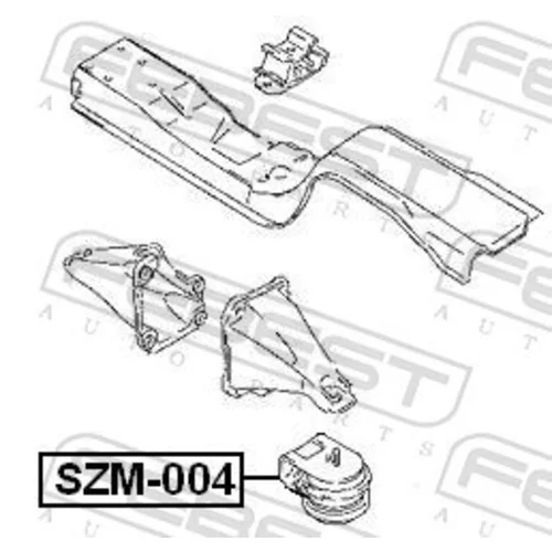 Uloženie motora FEBEST SZM-004 - obr. 1