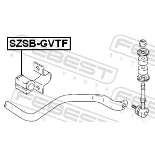 Uloženie priečneho stabilizátora FEBEST SZSB-GVTF - obr. 1