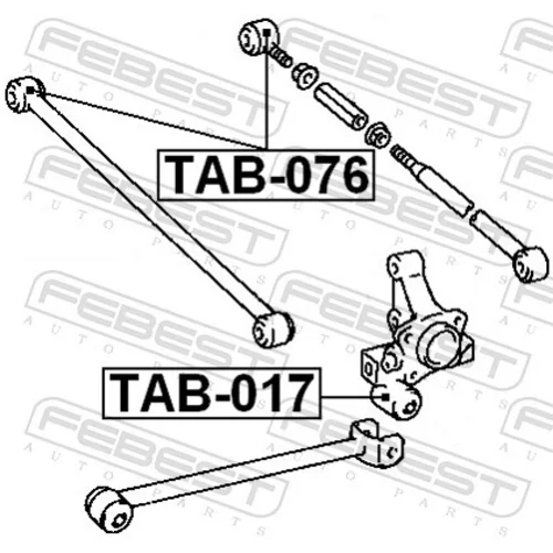 Uloženie riadenia FEBEST TAB-076 - obr. 1