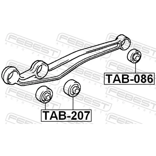 Uloženie riadenia FEBEST TAB-207 - obr. 1