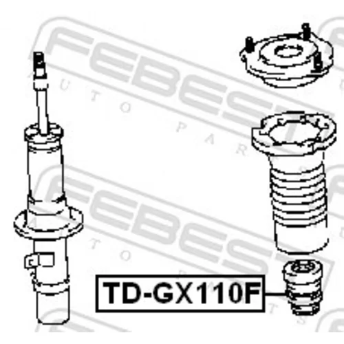 Doraz odpruženia FEBEST TD-GX110F - obr. 1