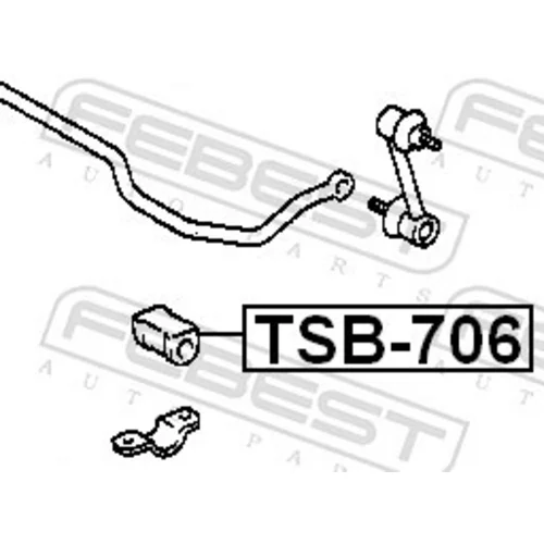 Uloženie priečneho stabilizátora FEBEST TSB-706 - obr. 1