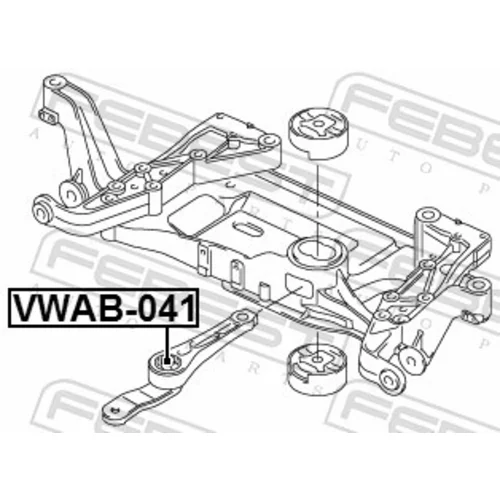 Uloženie motora FEBEST VWAB-041 - obr. 1