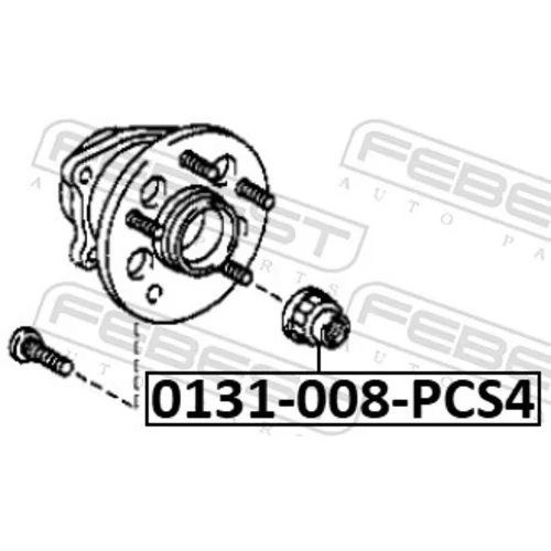 Závlek, nápravnica FEBEST 0131-008-PCS4 - obr. 1