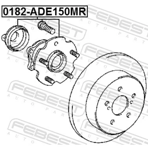 Náboj kolesa FEBEST 0182-ADE150MR - obr. 1