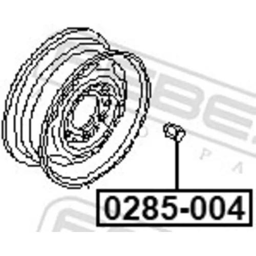 Matica kolesa FEBEST 0285-004 - obr. 1