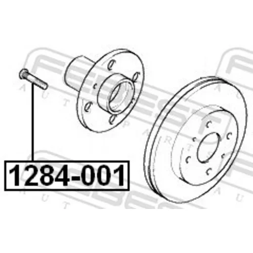 Čap kolesa FEBEST 1284-001 - obr. 1