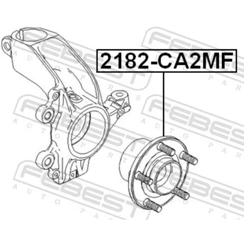 Náboj kolesa 2182-CA2MF /FEBEST/ - obr. 1