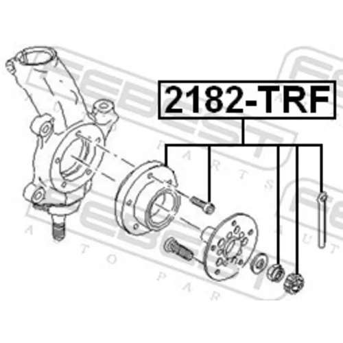 Náboj kolesa FEBEST 2182-TRF - obr. 1