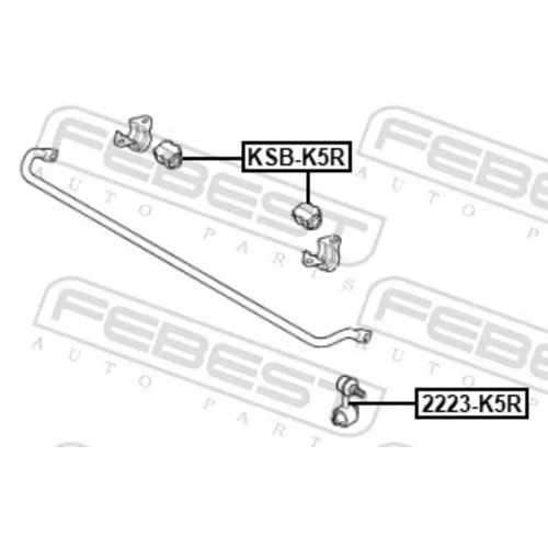 Tyč/Vzpera stabilizátora FEBEST 2223-K5R - obr. 1