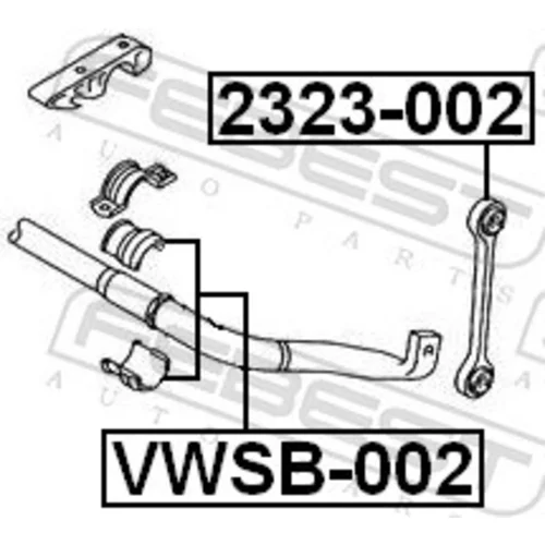 Tyč/Vzpera stabilizátora FEBEST 2323-002 - obr. 1