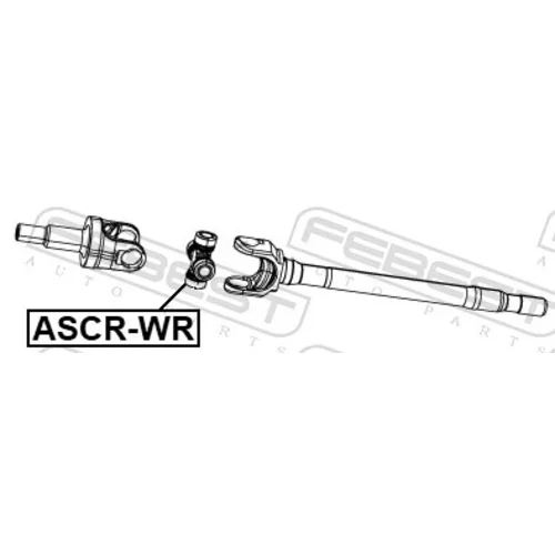 Kĺb pozdĺžneho hriadeľa ASCR-WR /FEBEST/ - obr. 1