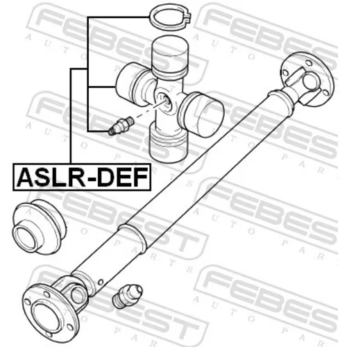 Kĺb pozdĺžneho hriadeľa FEBEST ASLR-DEF - obr. 1