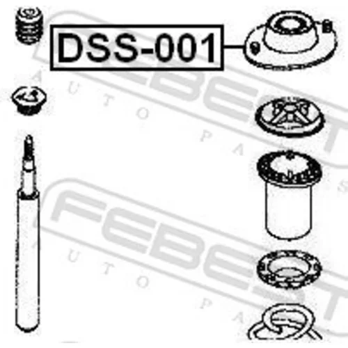 Ložisko pružnej vzpery FEBEST DSS-001 - obr. 1