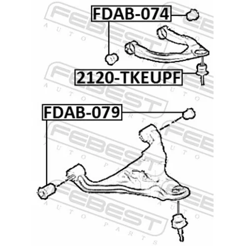 Uloženie riadenia FEBEST FDAB-074 - obr. 1